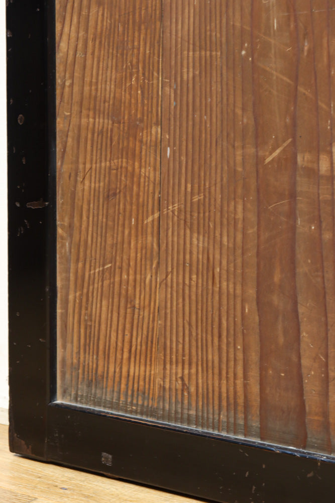 牡丹と白梅の花で上品な板絵戸セット　F8602b　在庫2枚1組