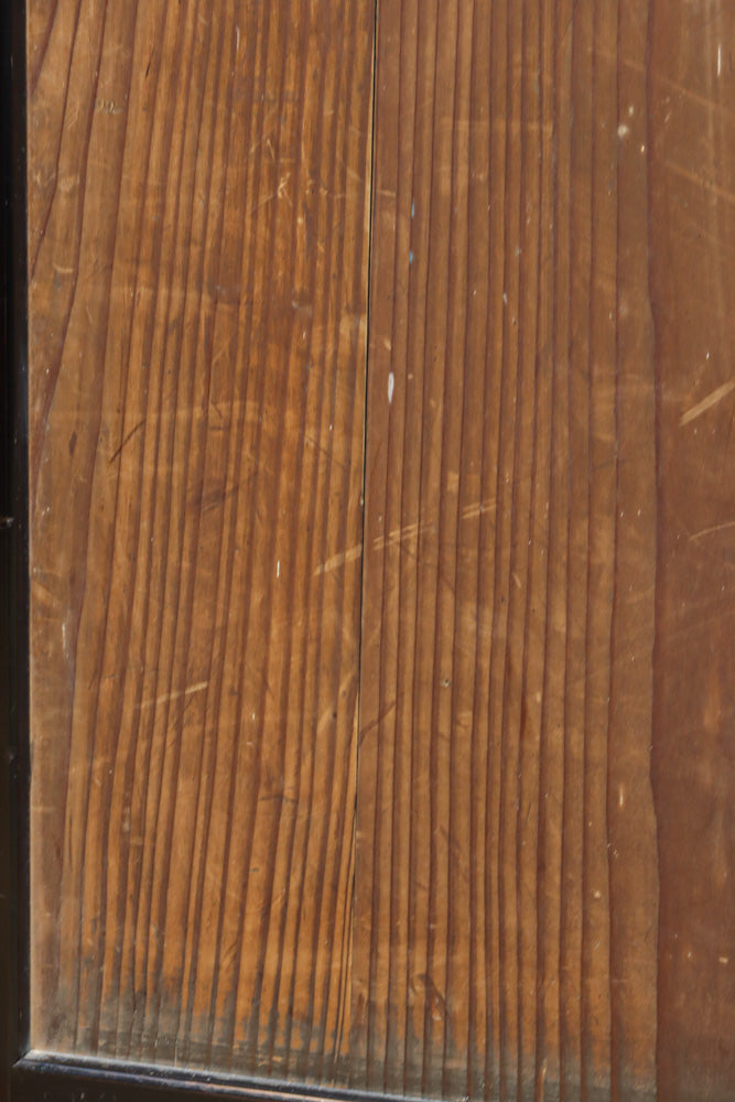 牡丹と白梅の花で上品な板絵戸セット　F8602b　在庫2枚1組