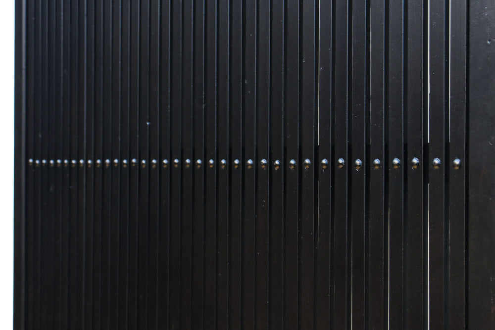 幅953ミリ　平格子が美しく並ぶ全面幅広格子戸　F8606　在庫1枚