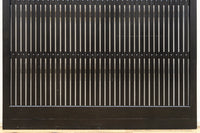 幅953ミリ　平格子が美しく並ぶ全面幅広格子戸　F8606　在庫1枚