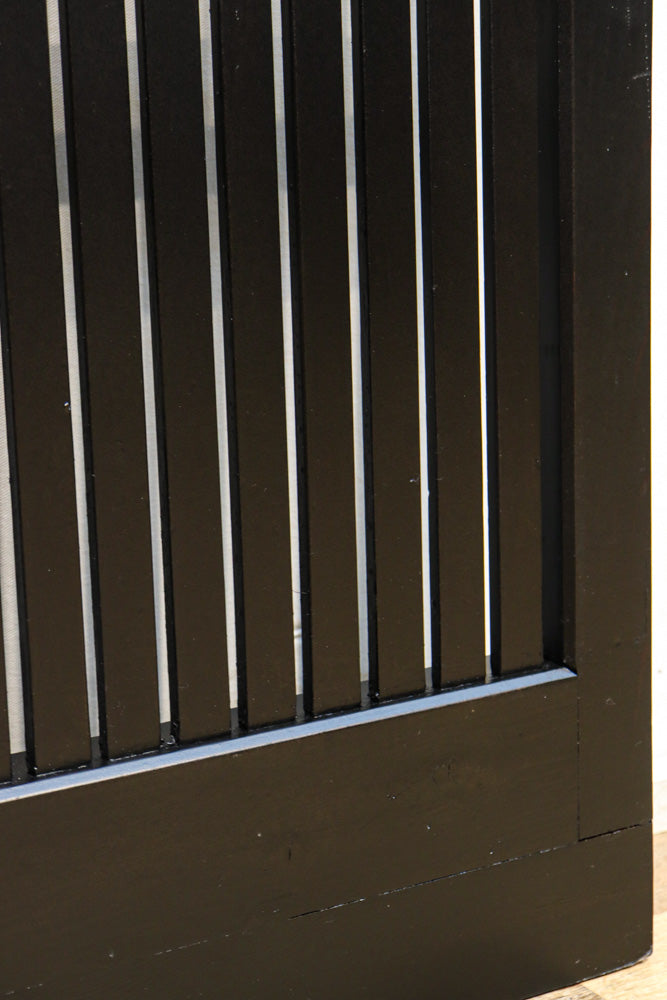 幅953ミリ　平格子が美しく並ぶ全面幅広格子戸　F8606　在庫1枚