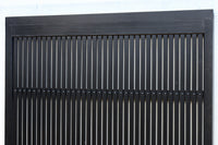 幅953ミリ　平格子が美しく並ぶ全面幅広格子戸　F8606　在庫1枚