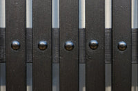 幅953ミリ　平格子づくりで風格のある全面幅広格子戸　F8607　在庫3枚