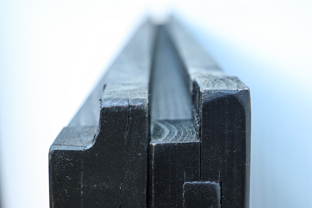 幅953ミリ　平格子づくりで風格のある全面幅広格子戸　F8607　在庫3枚