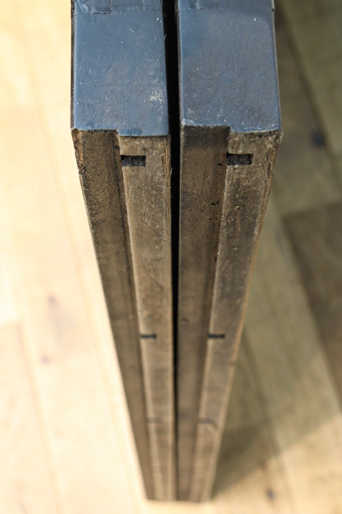 幅953ミリ　平格子づくりで風格のある全面幅広格子戸　F8607　在庫3枚