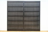 幅953ミリ　平格子づくりで風格のある全面幅広格子戸　F8607　在庫3枚