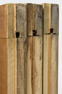 稀少幅707ミリ　穏やかな杢目が映えるスリム板戸　F8611　在庫3枚