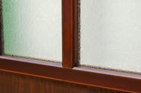 昭和レトロ!! 色ガラスの配色が爽やかなガラス戸　F8613　在庫2枚