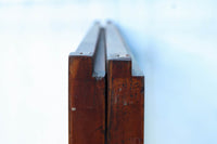 昭和レトロ!! 色ガラスの配色が爽やかなガラス戸　F8613　在庫2枚