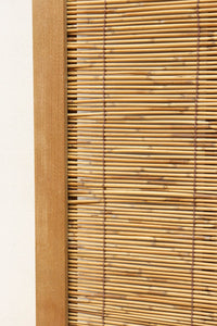 幅673ミリ　スリム幅!! 縁起の良い松鷹の彫刻が風情漂う簾戸　F8614　在庫8枚