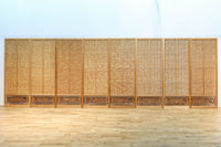 幅673ミリ　スリム幅!! 縁起の良い松鷹の彫刻が風情漂う簾戸　F8614　在庫8枚