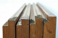 幅670ミリ　麻の葉組子が絢爛な眺めを描くガラス戸セット　F8615　在庫2枚二組