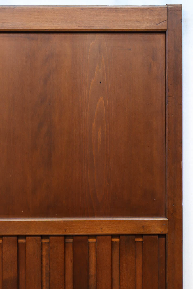 幅930ミリ　穏やかな色彩で風情溢れる無双板戸　F8616　在庫3枚