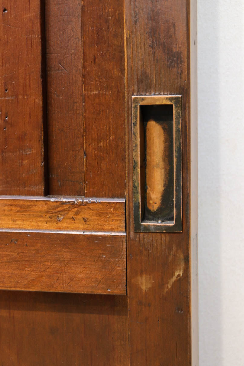 幅930ミリ　穏やかな色彩で風情溢れる無双板戸　F8616　在庫3枚