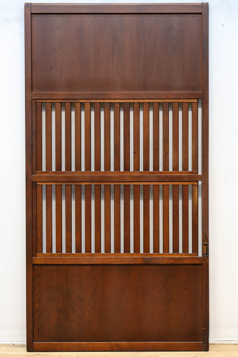 幅930ミリ　穏やかな色彩で風情溢れる無双板戸　F8616　在庫3枚