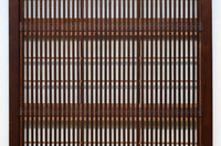 幅670ミリ　スリムサイズ！！ 杢目が浮かぶ古色の色彩で風情高まる大阪格子戸　F8620　在庫4枚