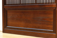 幅670ミリ　スリムサイズ！！ 杢目が浮かぶ古色の色彩で風情高まる大阪格子戸　F8620　在庫4枚