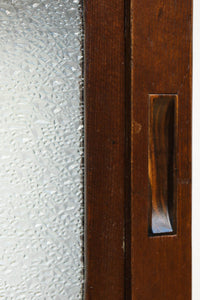 幅670ミリ　スリムサイズ！！ 杢目が浮かぶ古色の色彩で風情高まる大阪格子戸　F8620　在庫4枚