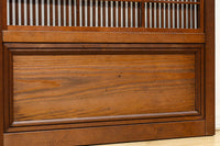 幅670ミリ　スリムサイズ！！ 杢目が浮かぶ古色の色彩で風情高まる大阪格子戸　F8620　在庫4枚