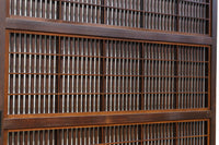 幅920ミリ　無双窓作りの腰板で和の面持ちある格子戸　F8622　在庫4枚