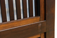 幅920ミリ　無双窓作りの腰板で和の面持ちある格子戸　F8622　在庫4枚