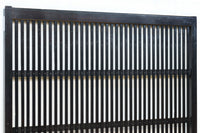 Wide lattice door F8650