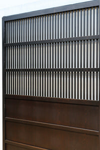 Wide lattice door F8650