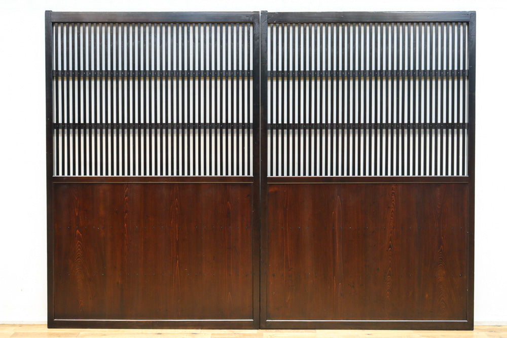 Wide lattice door F8650