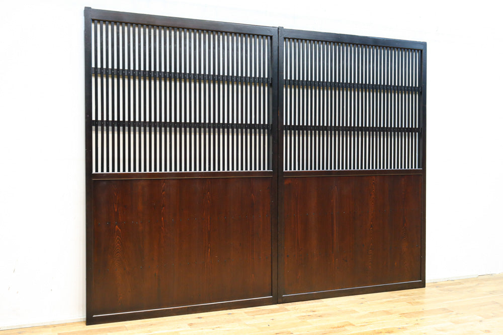 Wide lattice door F8650