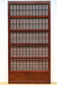 幅900ミリ これまでに見た事のない程に繊細な格子作りの万本格子戸　F8679　在庫4枚