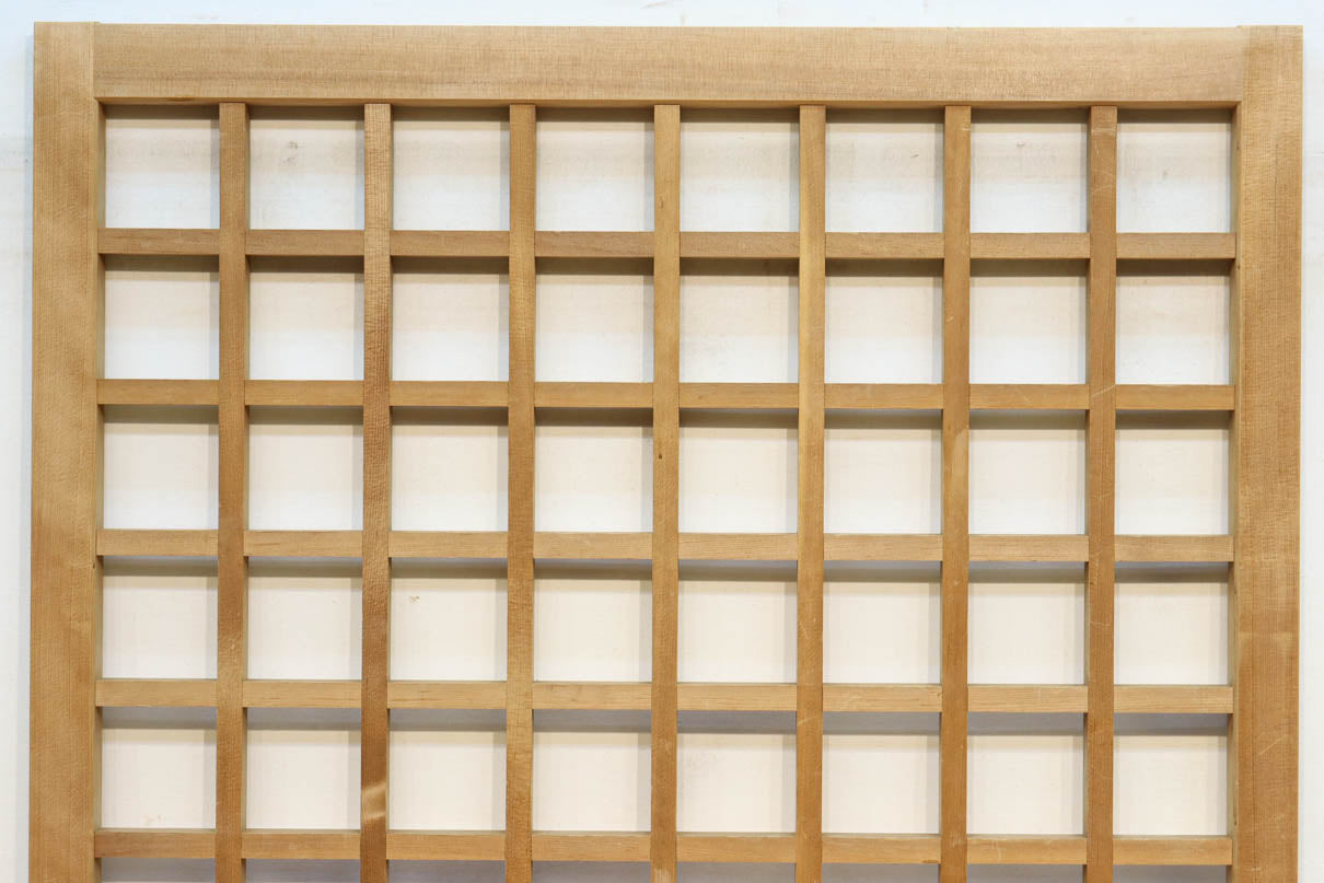 高さ1905ミリ‼︎ 温かみのある木地色の和の趣き漂う全面升格子戸　F8696ab　在庫(a:3 b:2)枚