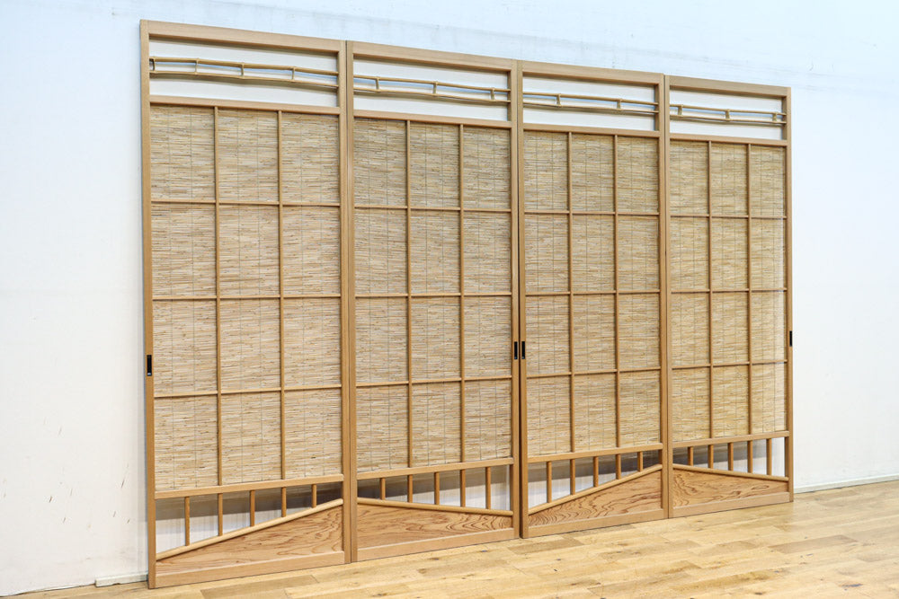 Bamboo Blind Door F8702a