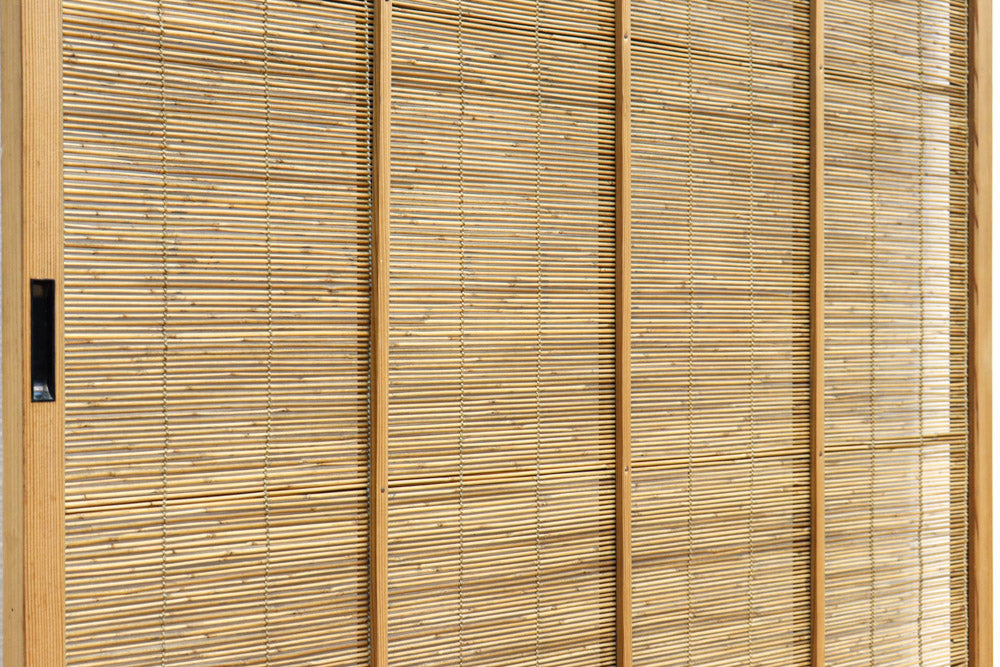 Bamboo Blind Door F8703a