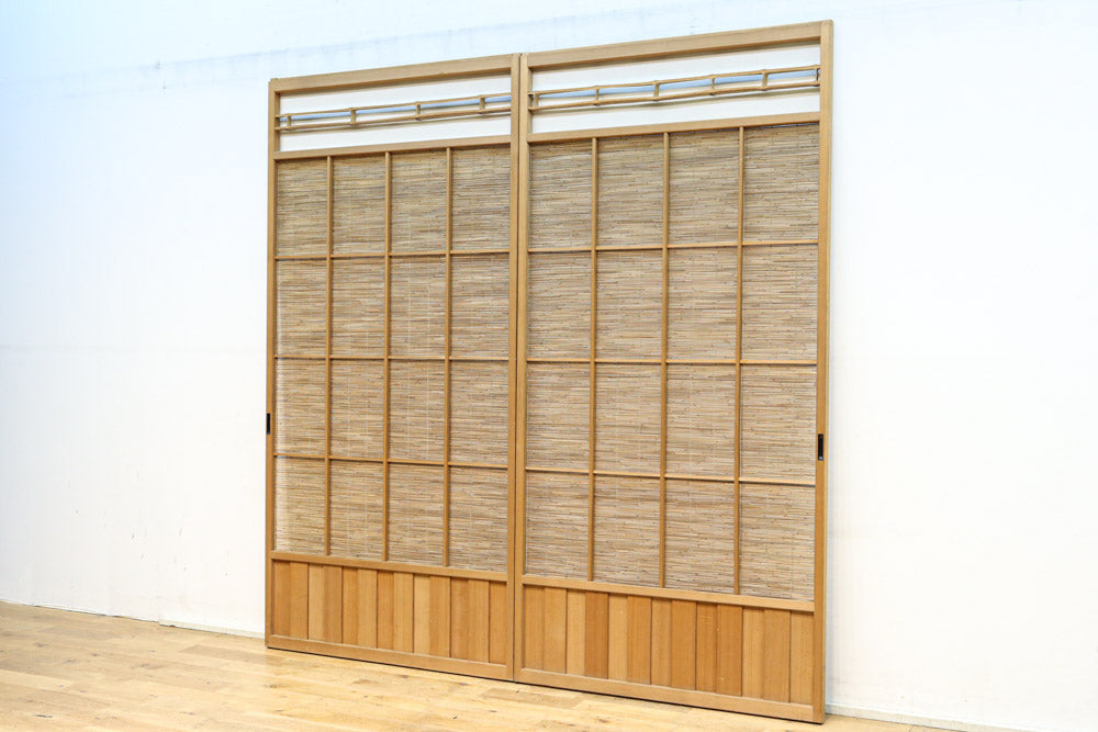 Bamboo Blind Door F8703a