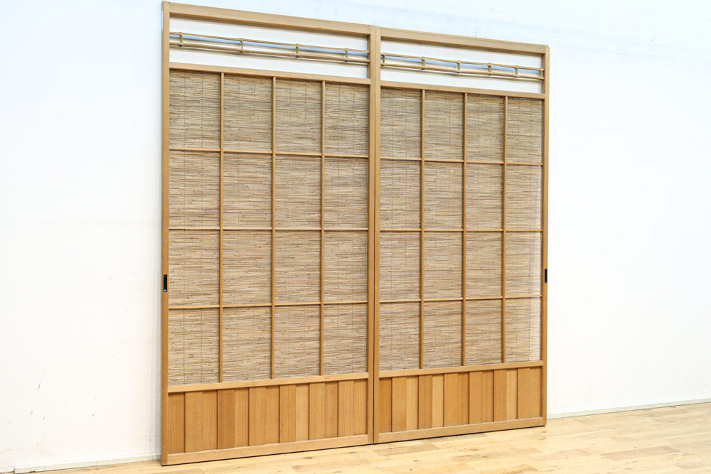 Bamboo Blind Door F8703a