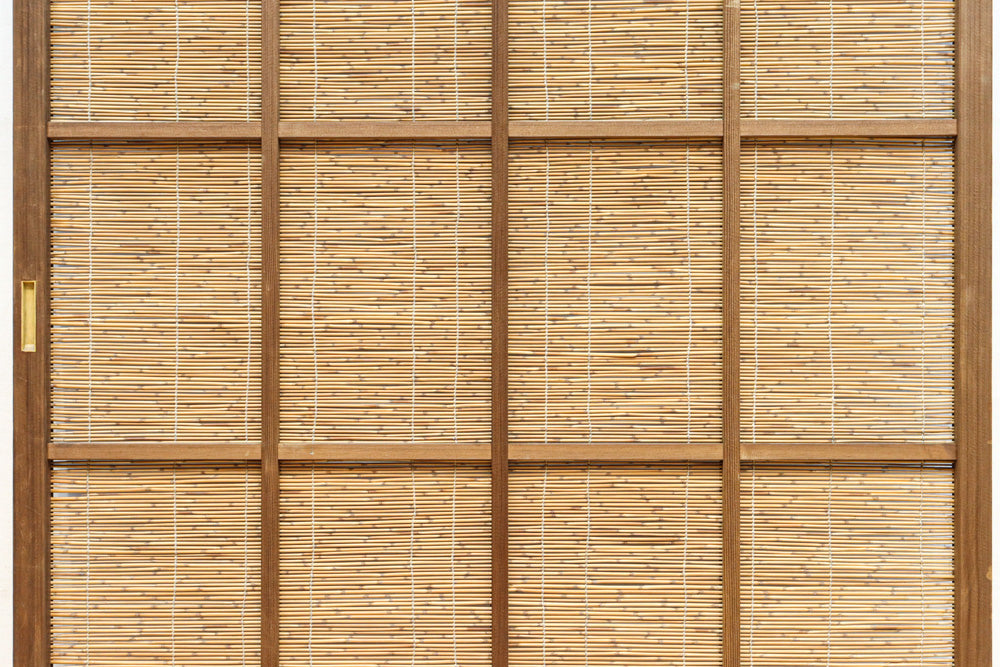 Bamboo Blind Door F8713