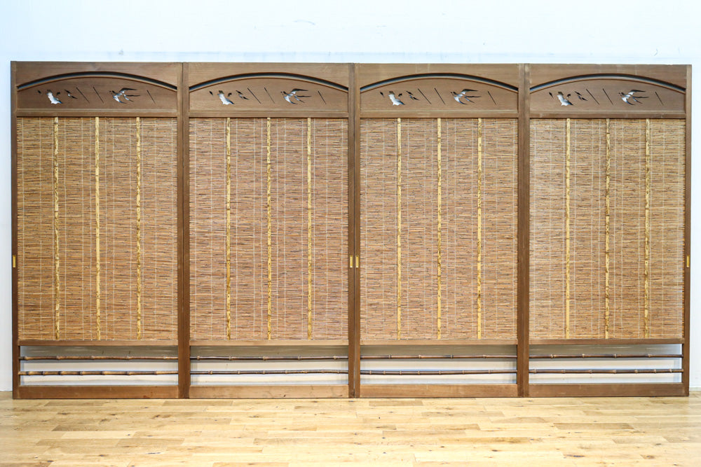 Bamboo Blind Door F8713