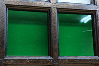 幅848ミリ　レトロ和ガラスとグリーンガラスが際立つガラス戸　F8715ab　在庫(a:1 b:1)枚