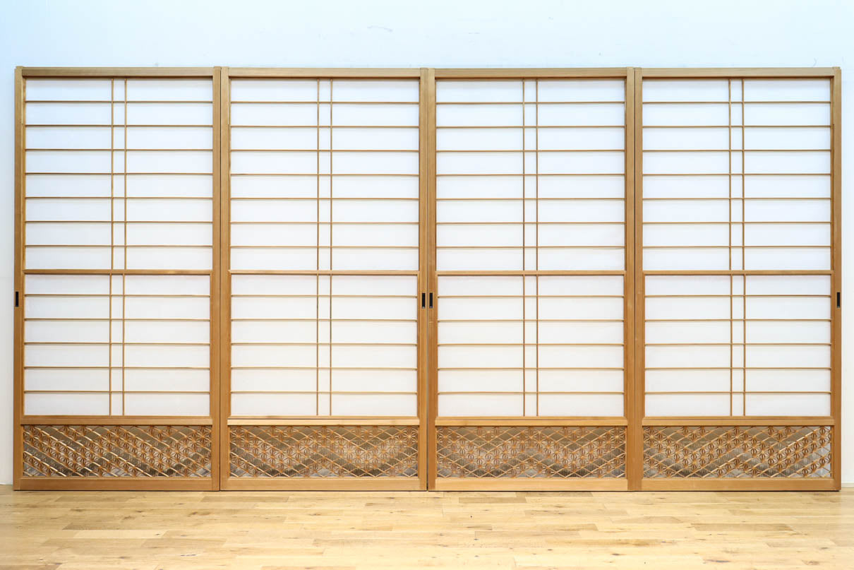Snow-viewing shoji screen doors F8731