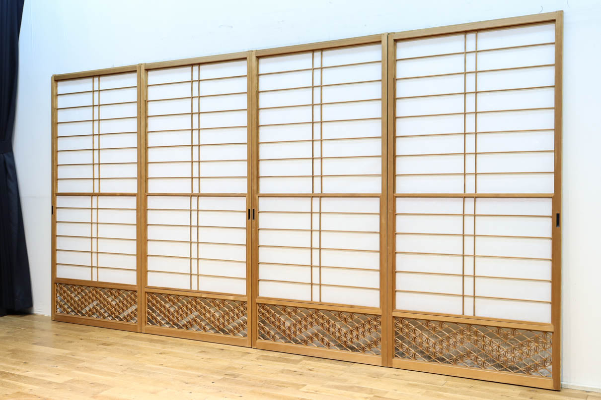 Snow-viewing shoji screen doors F8731