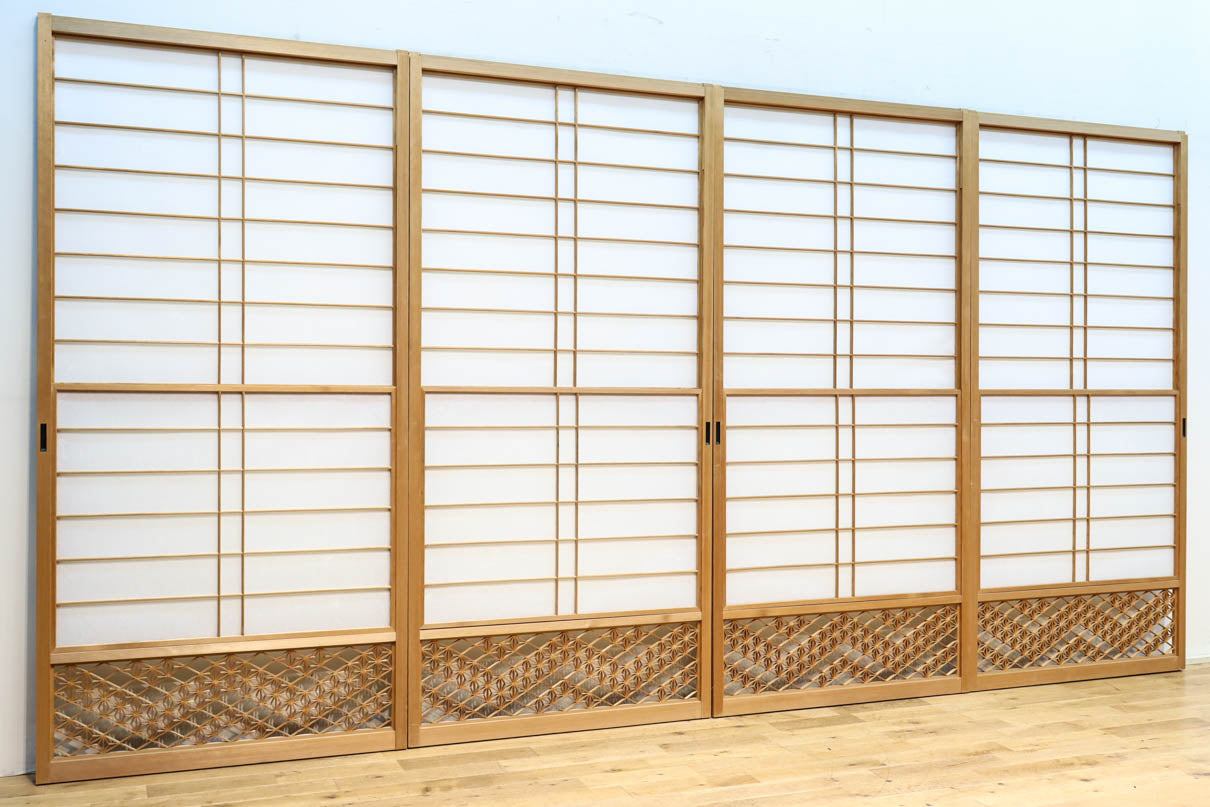 Snow-viewing shoji screen doors F8731