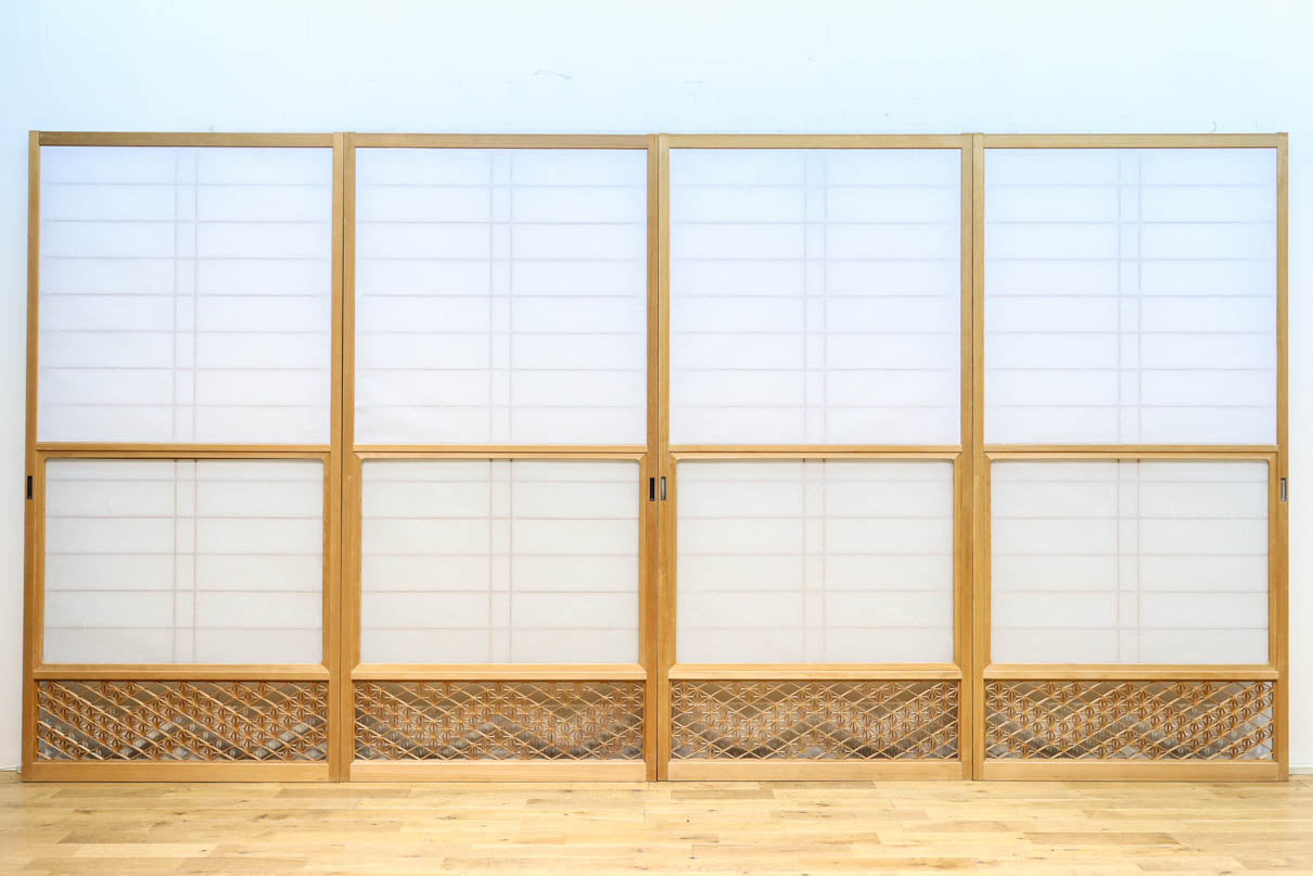 Snow-viewing shoji screen doors F8731