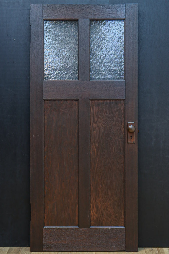 幅775ミリ　スリム幅!! ダイヤガラスが煌めくレトロな雰囲気のガラス戸　F8736　在庫1枚