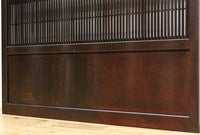 稀少幅1117ミリ　繊細な格子で貫禄が感じられる幅広格子戸　F8754　在庫2枚
