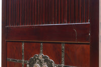 幅1160ミリ　大きな装飾金具が存在感を放つ美しい漆の富山蔵戸　G2330