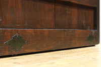 幅1225ミリ　堅牢な作りの風格溢れる格子蔵戸　G2346