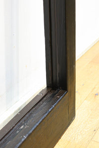 幅1163ミリ!! 大きな升目ですっきりとしたガラス入り格子くぐり戸　G2496