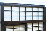 幅1163ミリ!! 大きな升目ですっきりとしたガラス入り格子くぐり戸　G2496