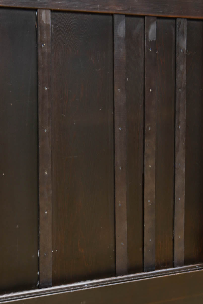 幅1163ミリ!! 大きな升目ですっきりとしたガラス入り格子くぐり戸　G2496