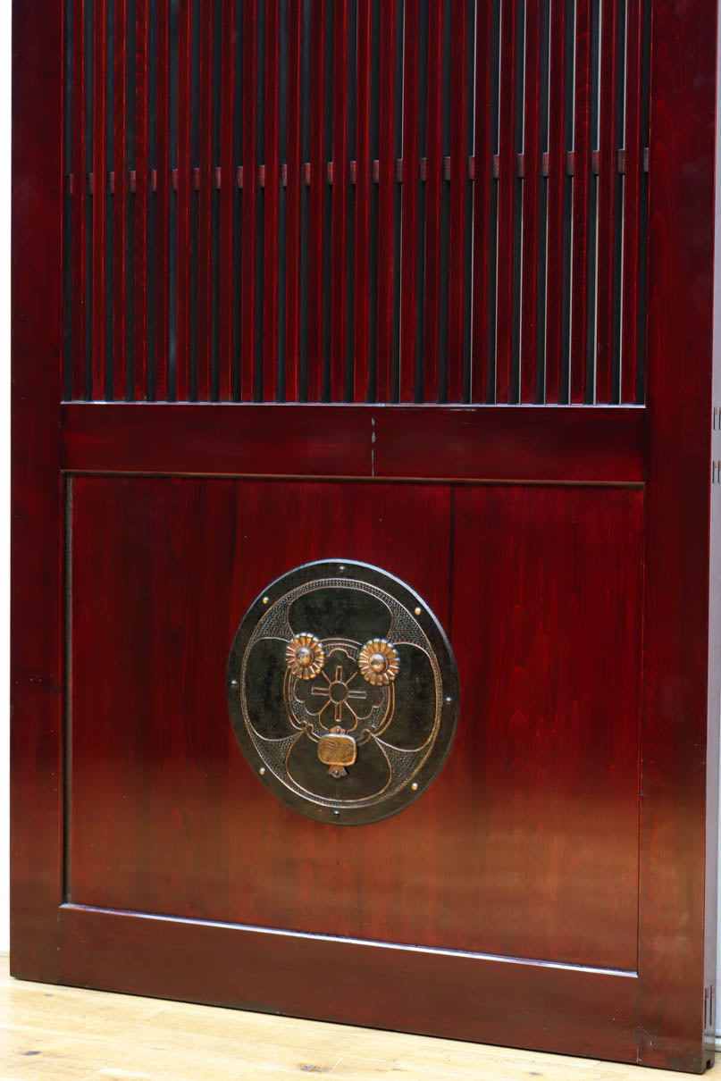 幅1093ミリ!!深みのある赤みを帯びた漆の光沢が美しい富山蔵戸　G2497